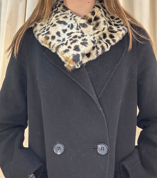 Cheetah Fur Collar